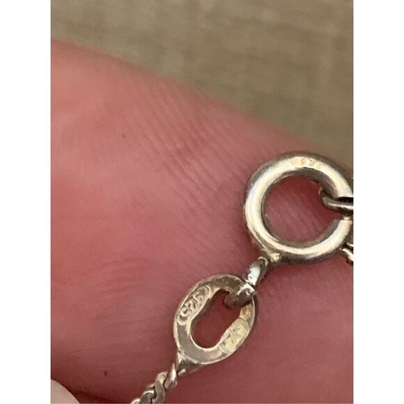 .925 Diamond Cut Sterling Silver Necklace - Picture 3 of 4